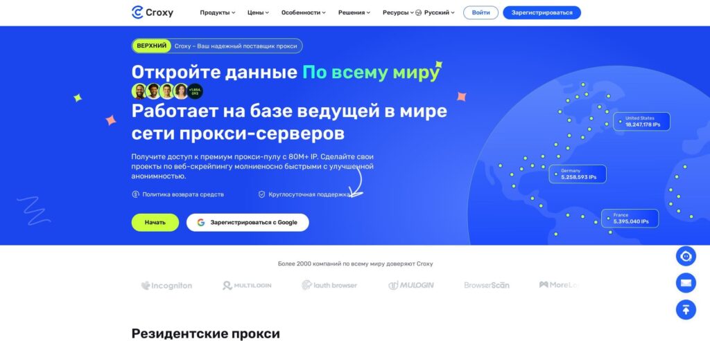 CROXY обзор прокси провайдера