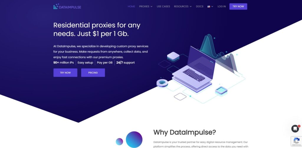 DATAIMPULSE обзор резидентских прокси